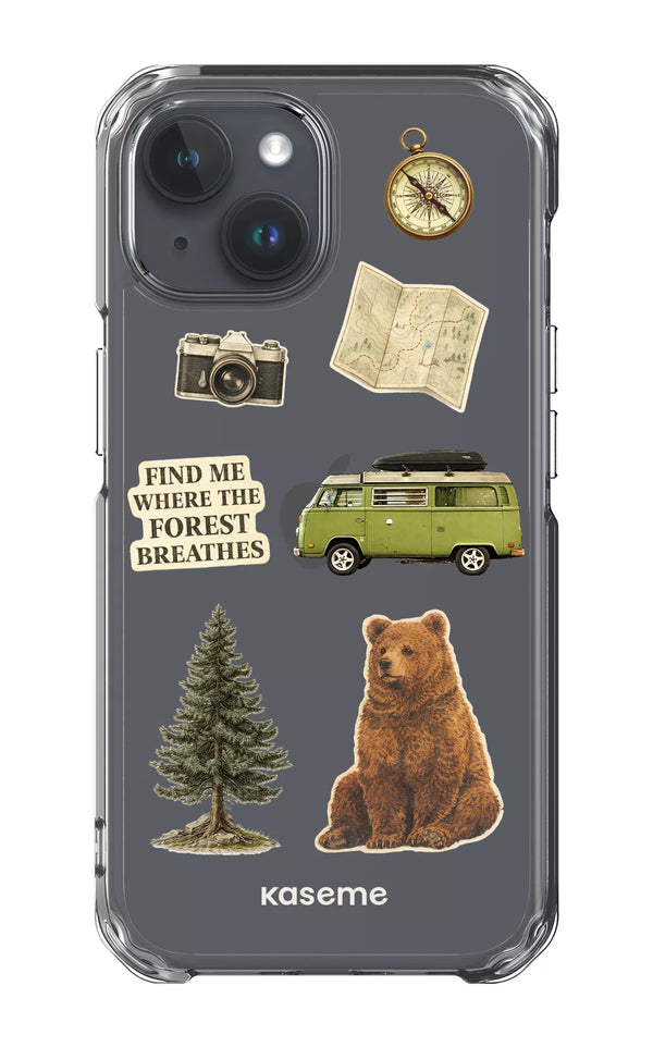 iPhone 15 Clear Case Roamer Clear Case -
