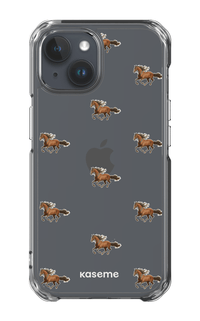 iPhone 15 Clear Case Saddle Clear Case -