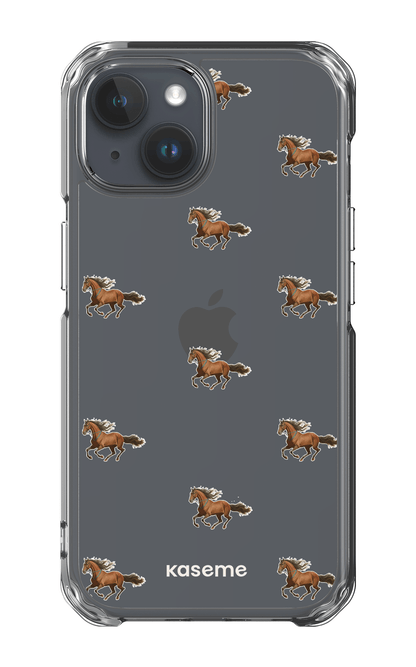 iPhone 15 Clear Case Saddle Clear Case -