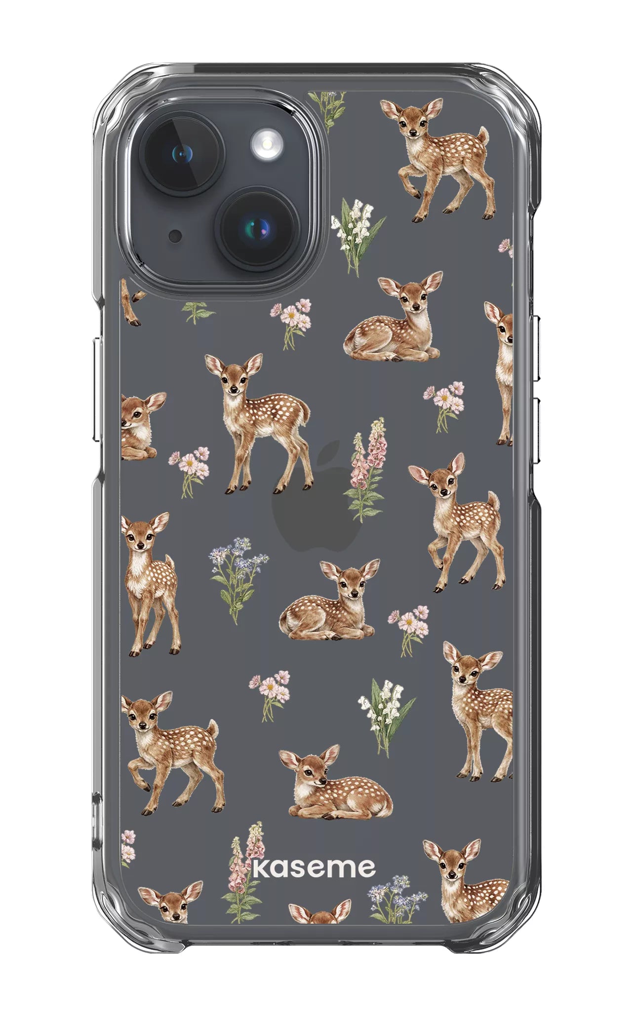 iPhone 15 Clear Case Sweet Bambi Clear Case -