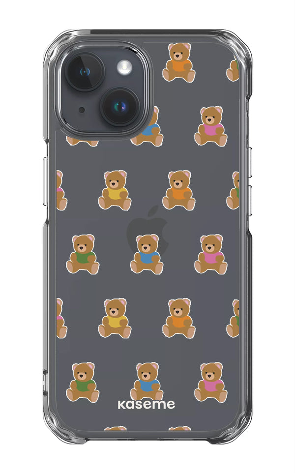 iPhone 15 Clear Case Teddy Clear Case -