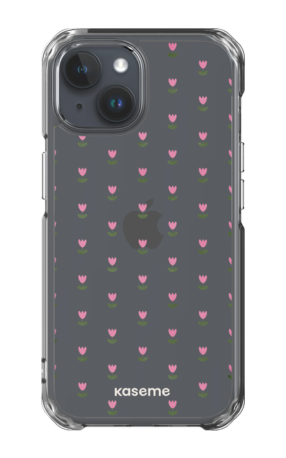 iPhone 15 Clear Case Triumph Pink Clear Case -