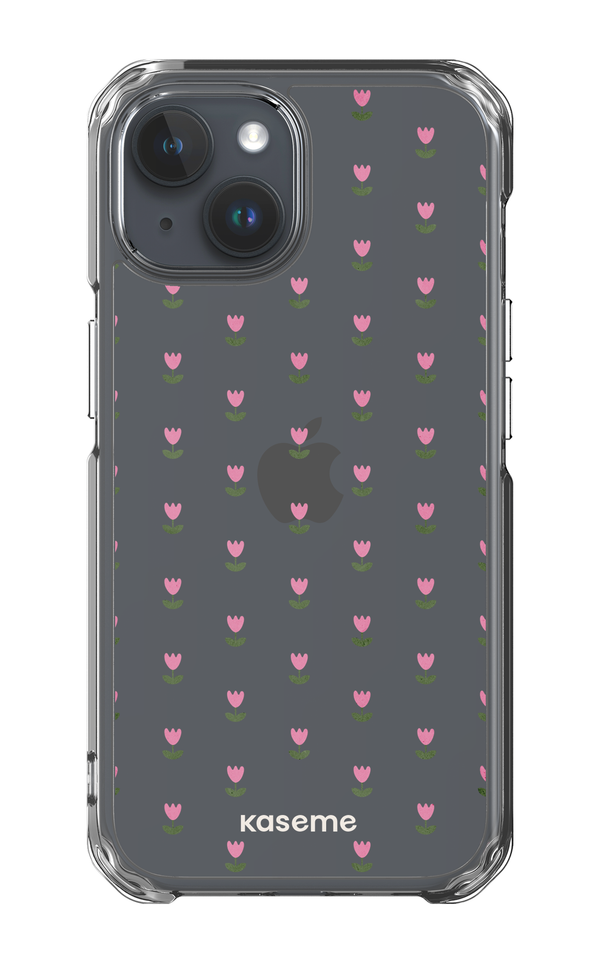 iPhone 15 Clear Case Triumph Pink Clear Case -