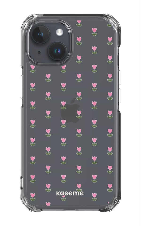 iPhone 15 Clear Case Triumph Pink Clear Case -