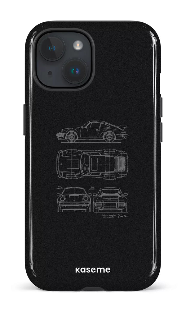 iPhone 15 MagSafe - Impact Case Beat The Traffic Black -