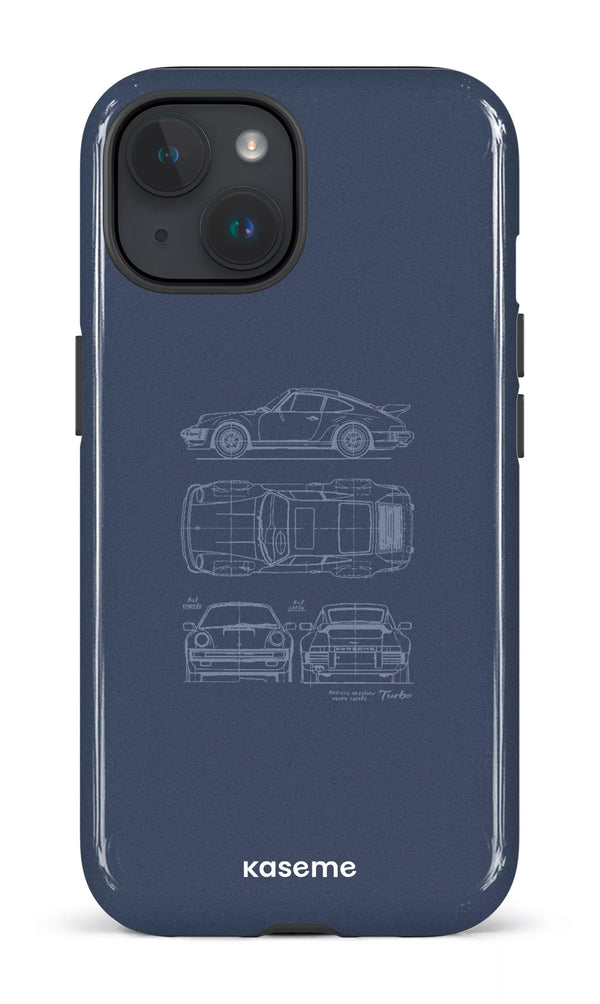 iPhone 15 MagSafe - Impact Case Beat The Traffic Blue -