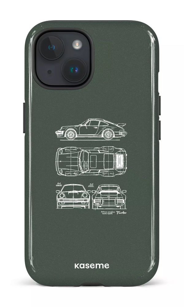 iPhone 15 MagSafe - Impact Case Beat The Traffic Green -