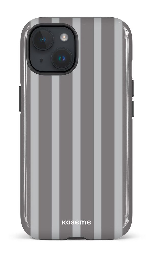 iPhone 15 MagSafe - Impact Case Berry Lane Charcoal -