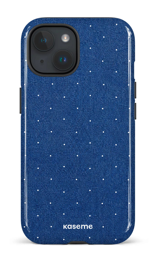 iPhone 15 MagSafe - Impact Case Blue Jean Indigo -