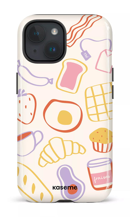 iPhone 15 MagSafe - Impact Case Breakfast all day -
