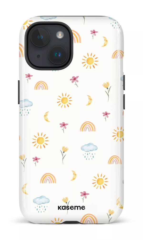 iPhone 15 MagSafe - Impact Case Cloudy -