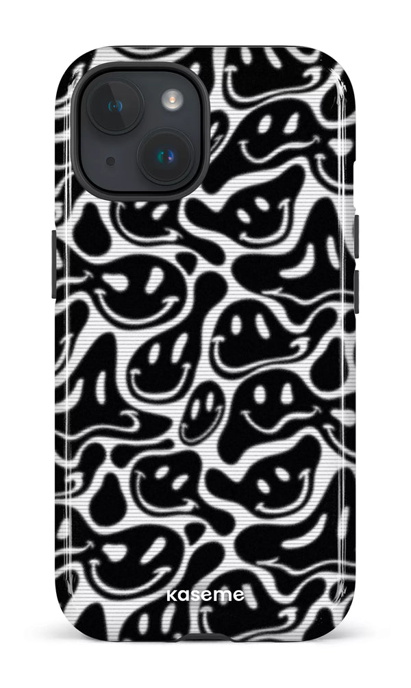 iPhone 15 MagSafe - Impact Case Dystopia black -