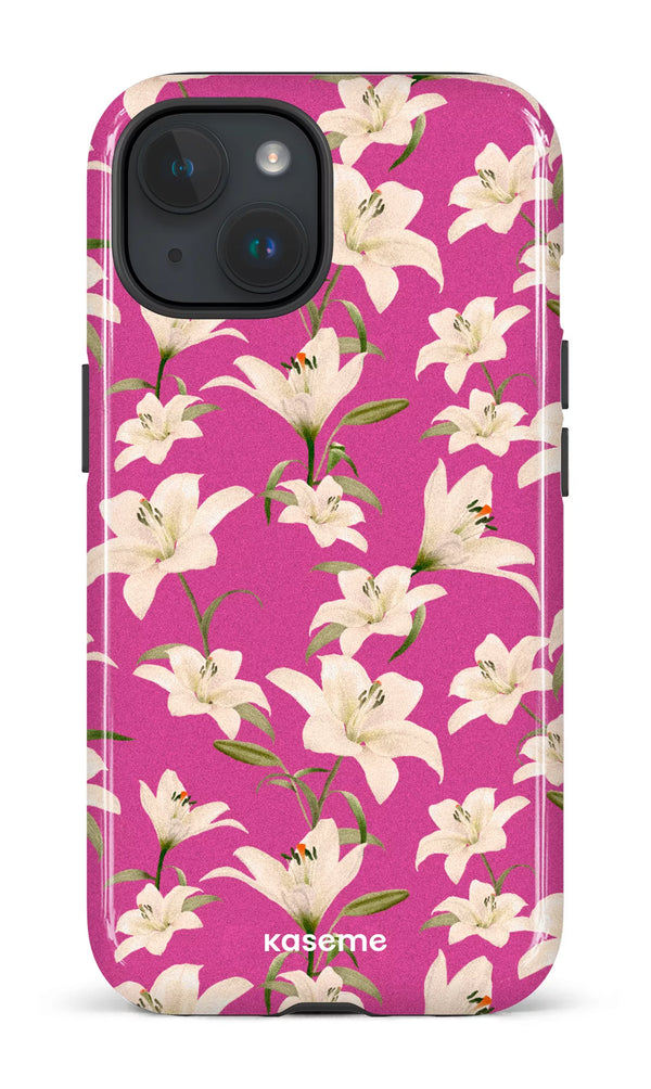 iPhone 15 MagSafe - Impact Case Eleanor Raspberry -