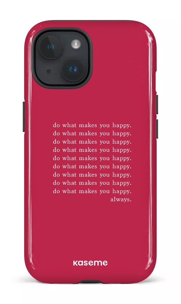 iPhone 15 MagSafe - Impact Case Evermore magenta -