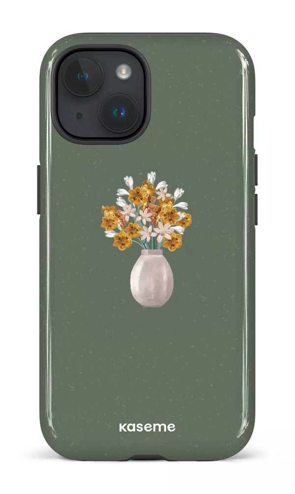 iPhone 15 MagSafe - Impact Case Fall blooming green -