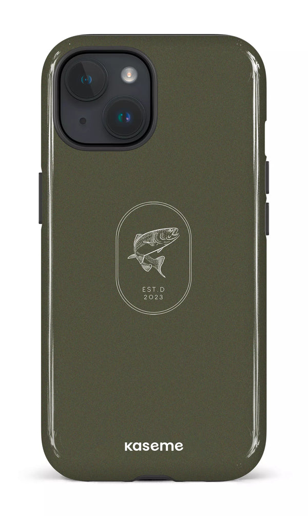 iPhone 15 MagSafe - Impact Case Fishing Green -
