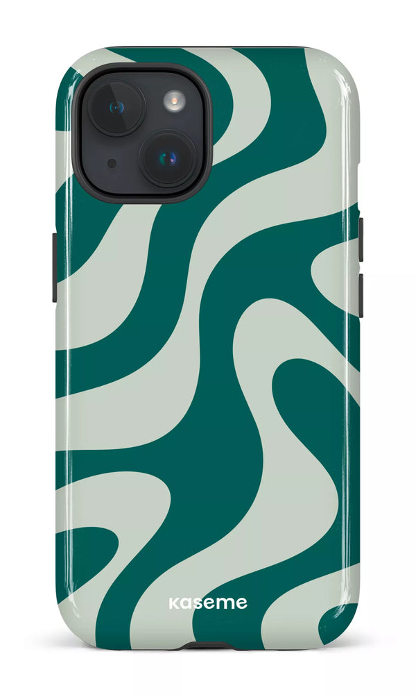 iPhone 15 MagSafe - Impact Case Flow Green -