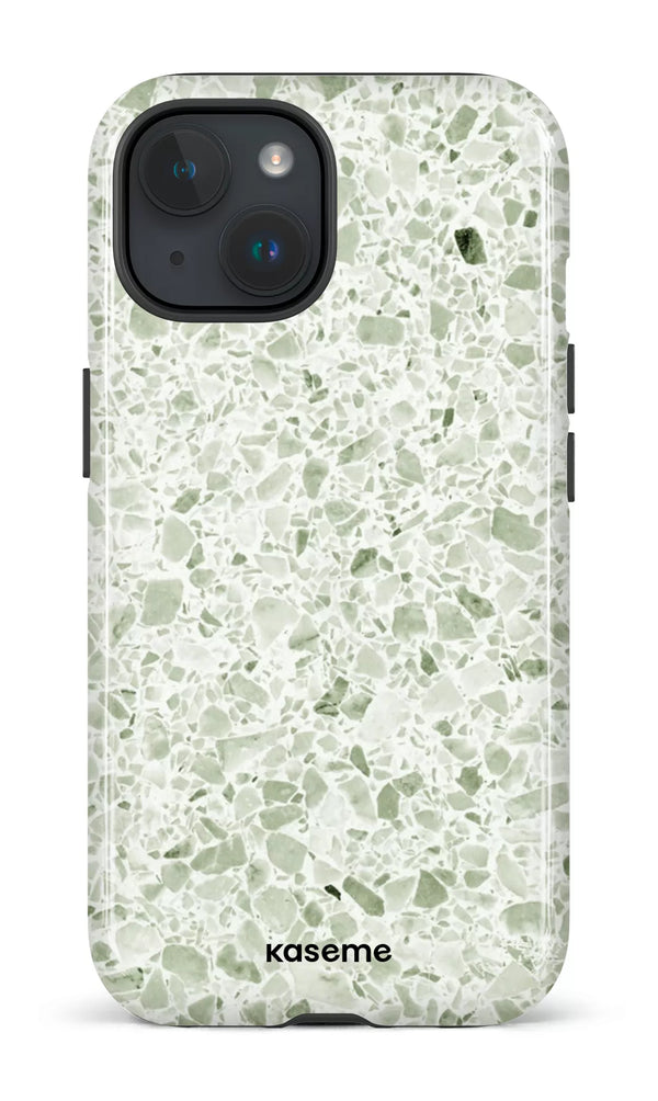 iPhone 15 MagSafe - Impact Case Frozen stone green -