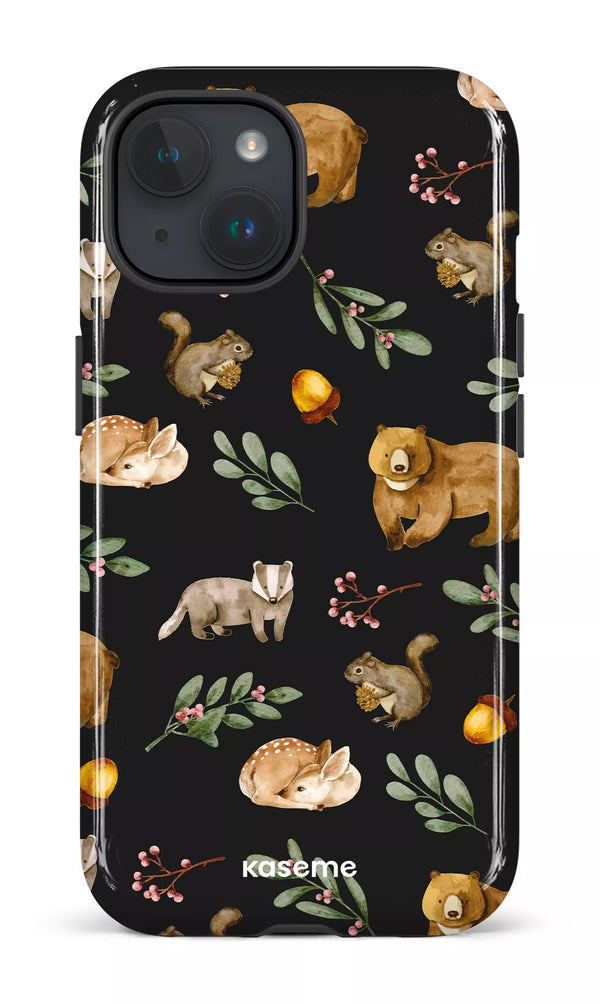 iPhone 15 MagSafe - Impact Case Furry Forest -