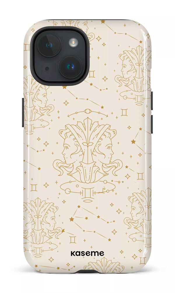 iPhone 15 MagSafe - Impact Case Gemini Beige -