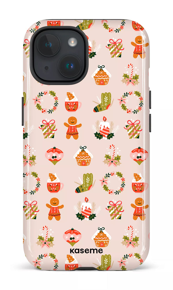 iPhone 15 MagSafe - Impact Case Gingerbread -