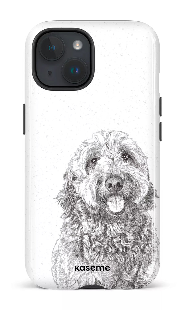 iPhone 15 MagSafe - Impact Case Golden Doodle -