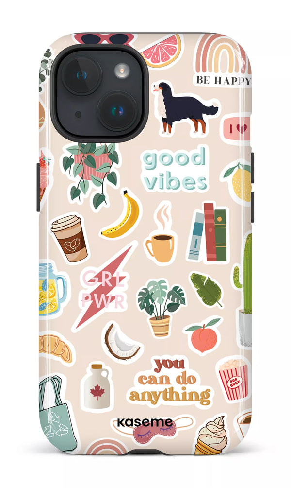iPhone 15 MagSafe - Impact Case Good vibes -