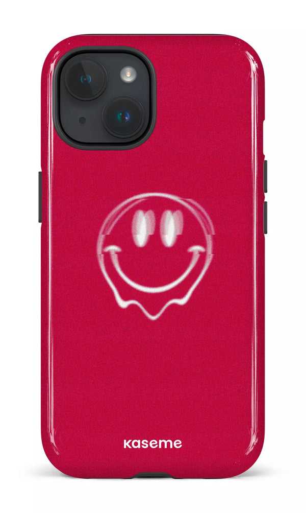 iPhone 15 MagSafe - Impact Case Grin magenta -