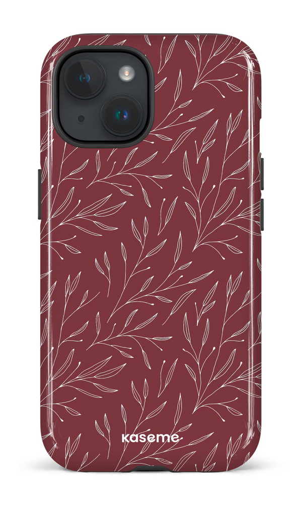 iPhone 15 MagSafe - Impact Case Hibiscus Red -