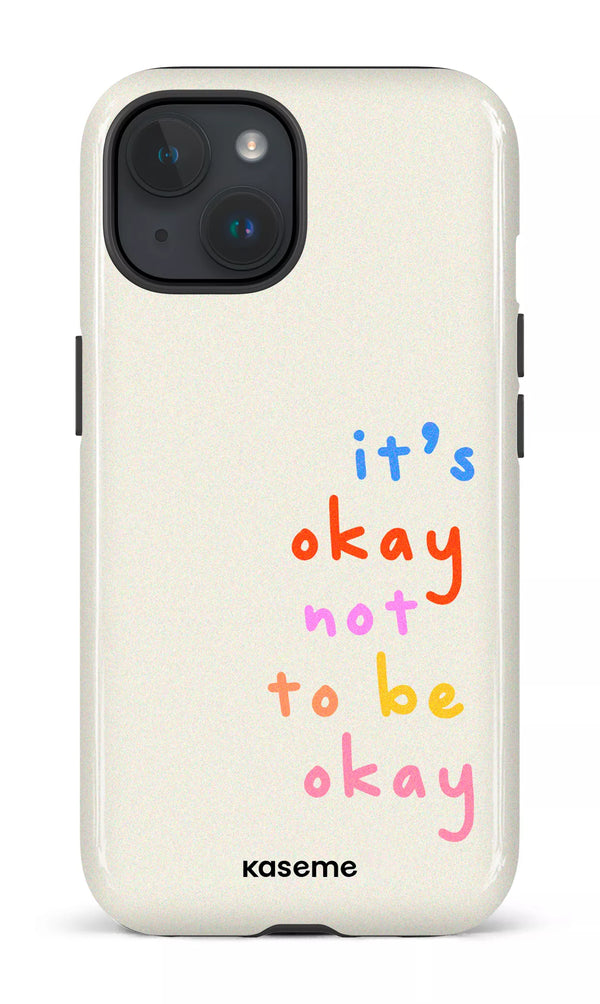 iPhone 15 MagSafe - Impact Case It's okay not to be okay -