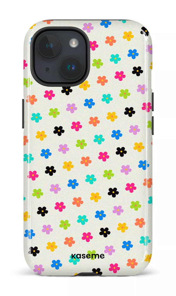 iPhone 15 MagSafe - Impact Case Joyful Flowers -