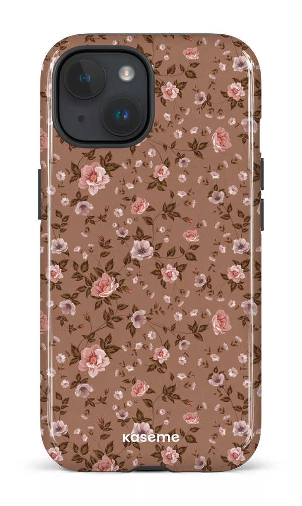 iPhone 15 MagSafe - Impact Case La vie en rose Mocha -
