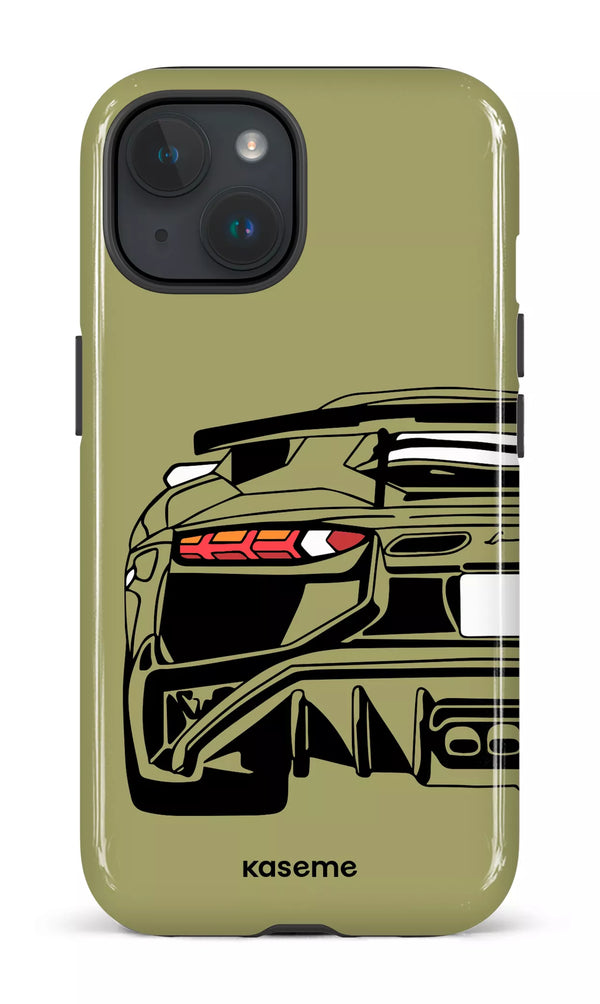 iPhone 15 MagSafe - Impact Case Lambo Green -
