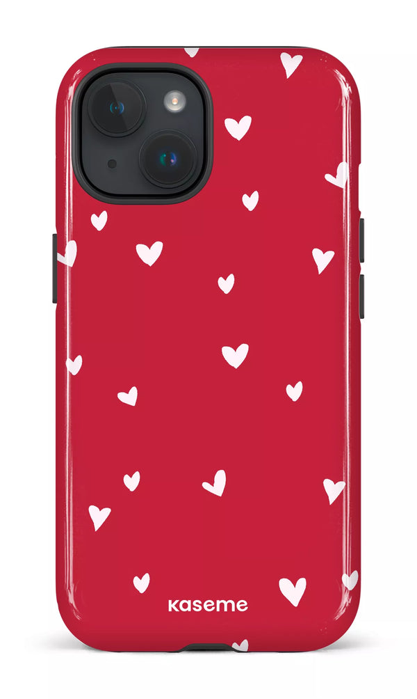 iPhone 15 MagSafe - Impact Case Lovely red -