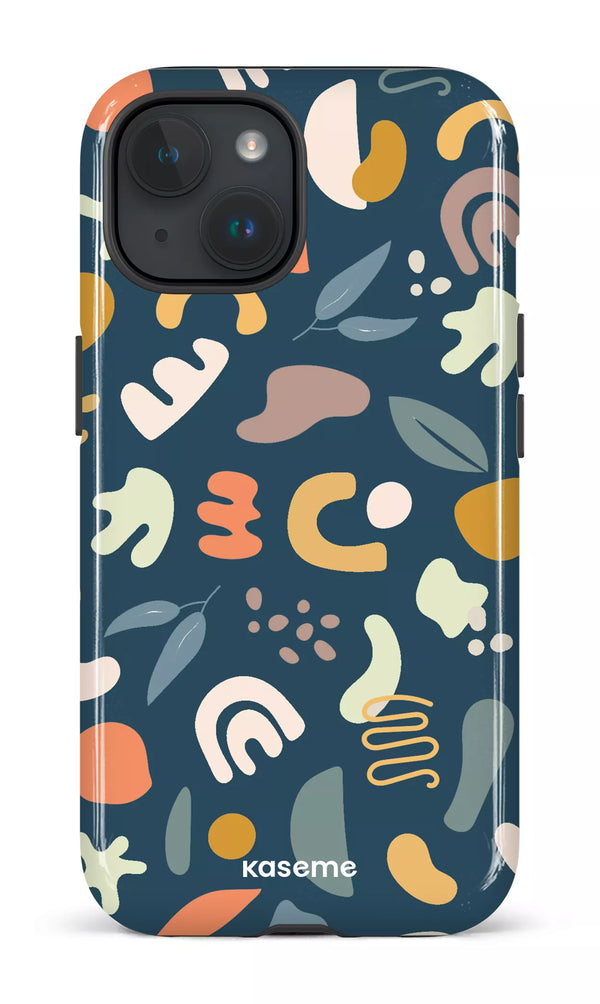 iPhone 15 MagSafe - Impact Case Mingle blue -