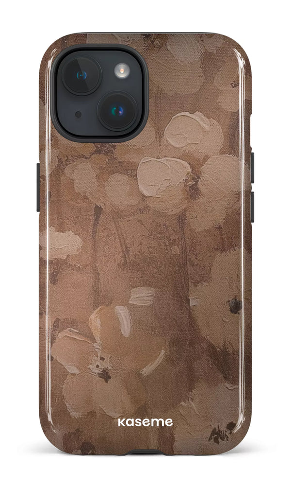 iPhone 15 MagSafe - Impact Case Mocha Bloom -
