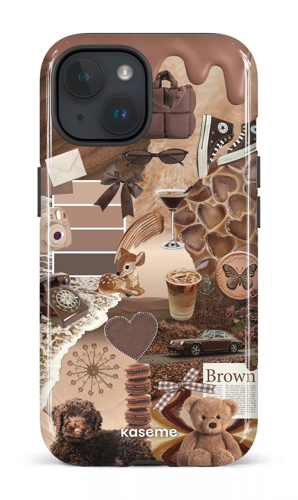 iPhone 15 MagSafe - Impact Case Mocha Muse -