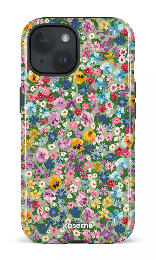 iPhone 15 MagSafe - Impact Case Pansy green -