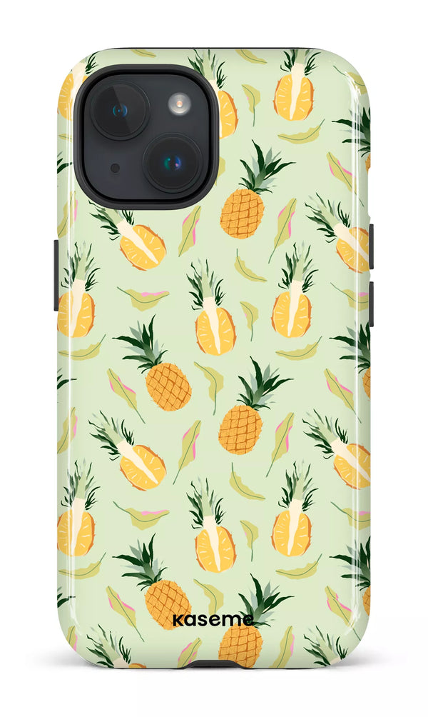 iPhone 15 MagSafe - Impact Case Pina Colada green -