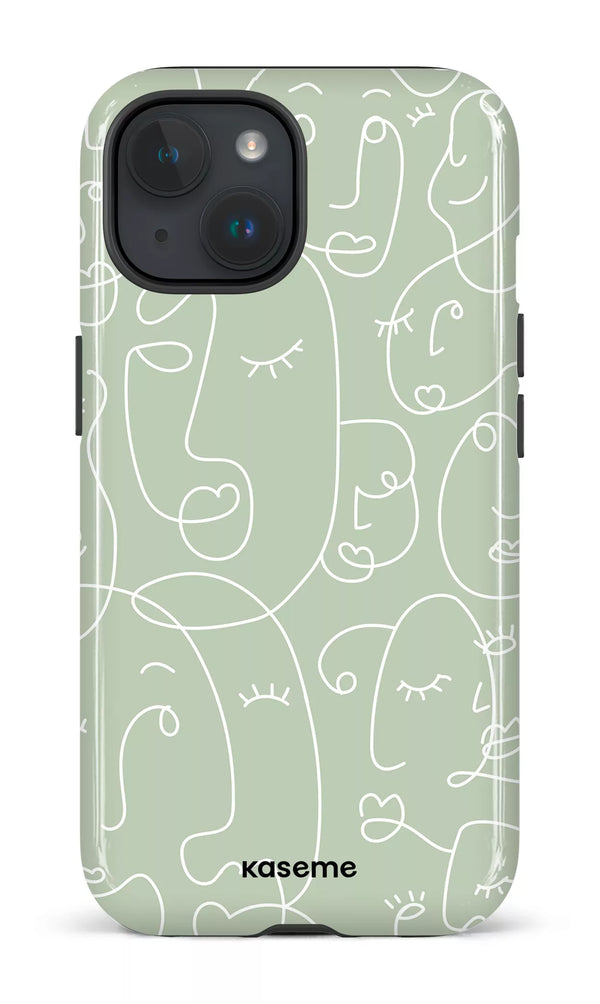 iPhone 15 MagSafe - Impact Case Sage -