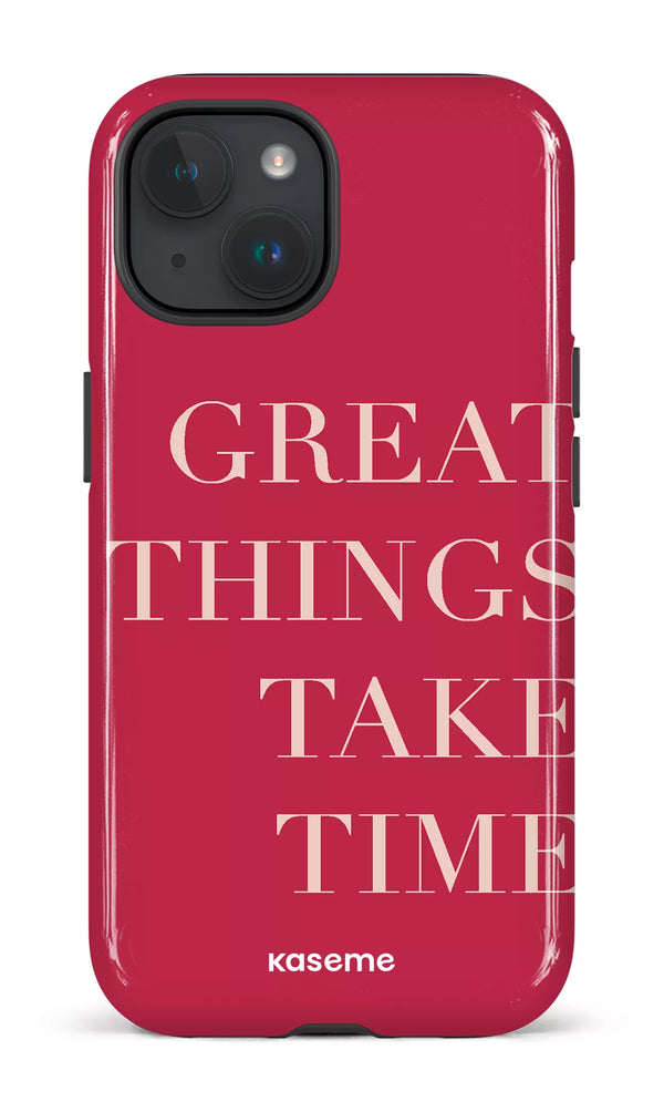 iPhone 15 MagSafe - Impact Case Serena magenta -