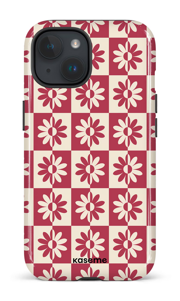 iPhone 15 MagSafe - Impact Case Snowdrop Red -
