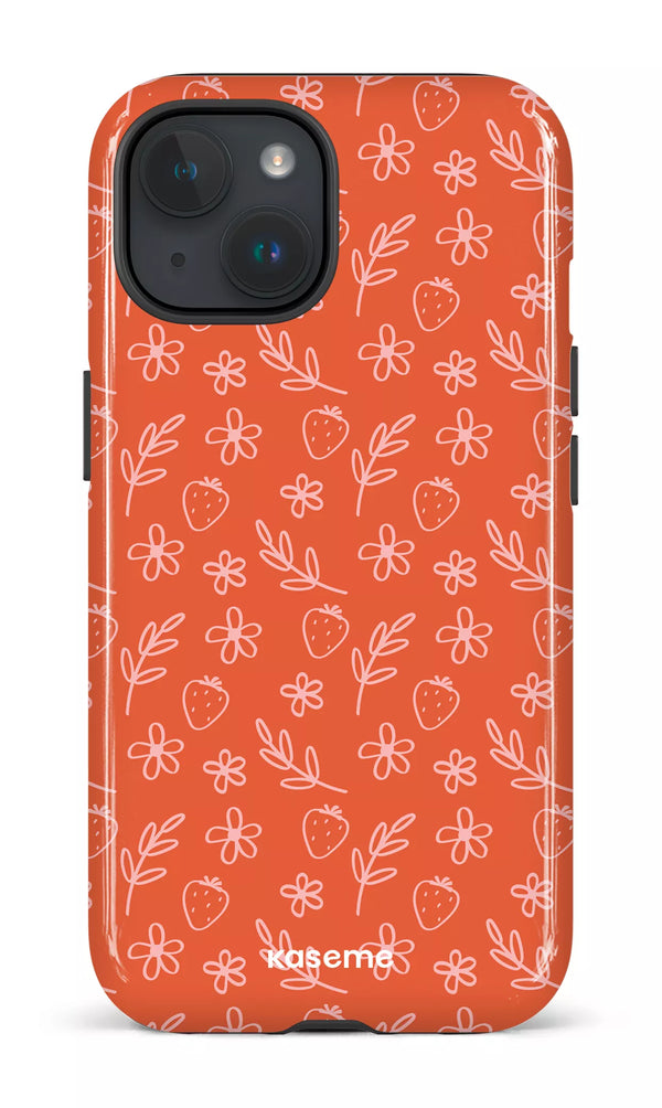 iPhone 15 MagSafe - Impact Case Strawberry Summer -