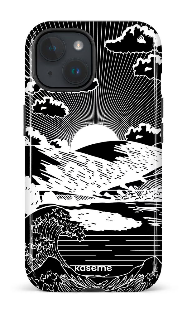 iPhone 15 MagSafe - Impact Case Sunbath black -
