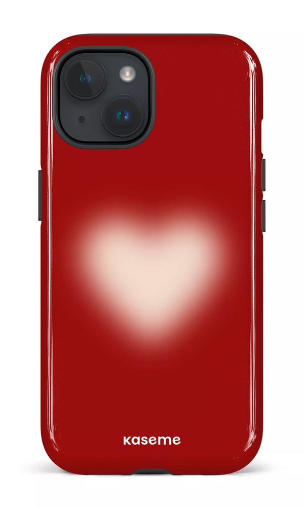 iPhone 15 MagSafe - Impact Case Sweetheart Red -