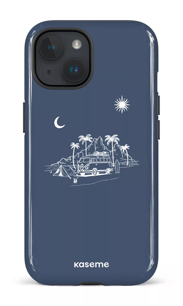 iPhone 15 MagSafe - Impact Case West blue -