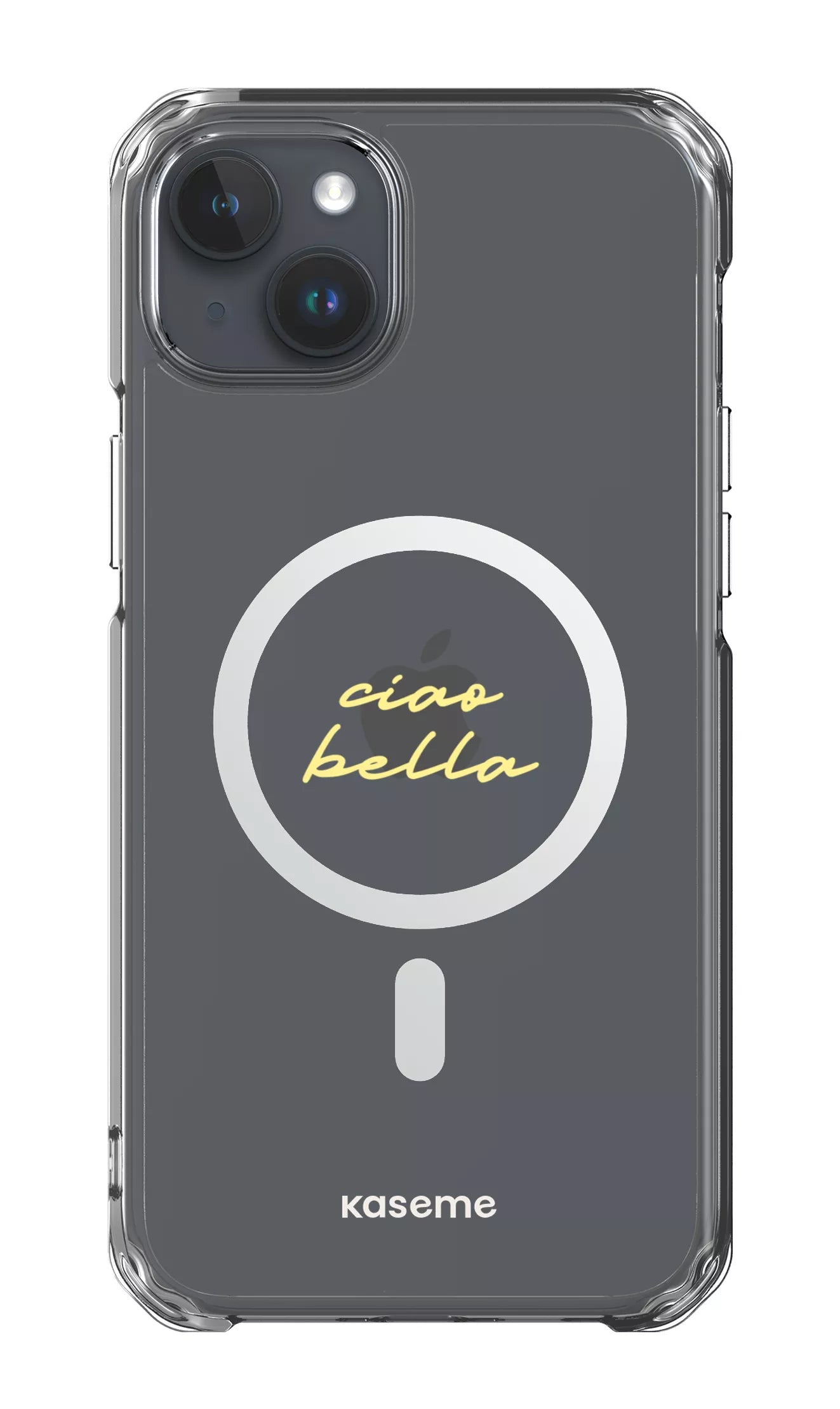 iPhone 15 Plus Clear Case - Magsafe Ciao Bella Clear Case -