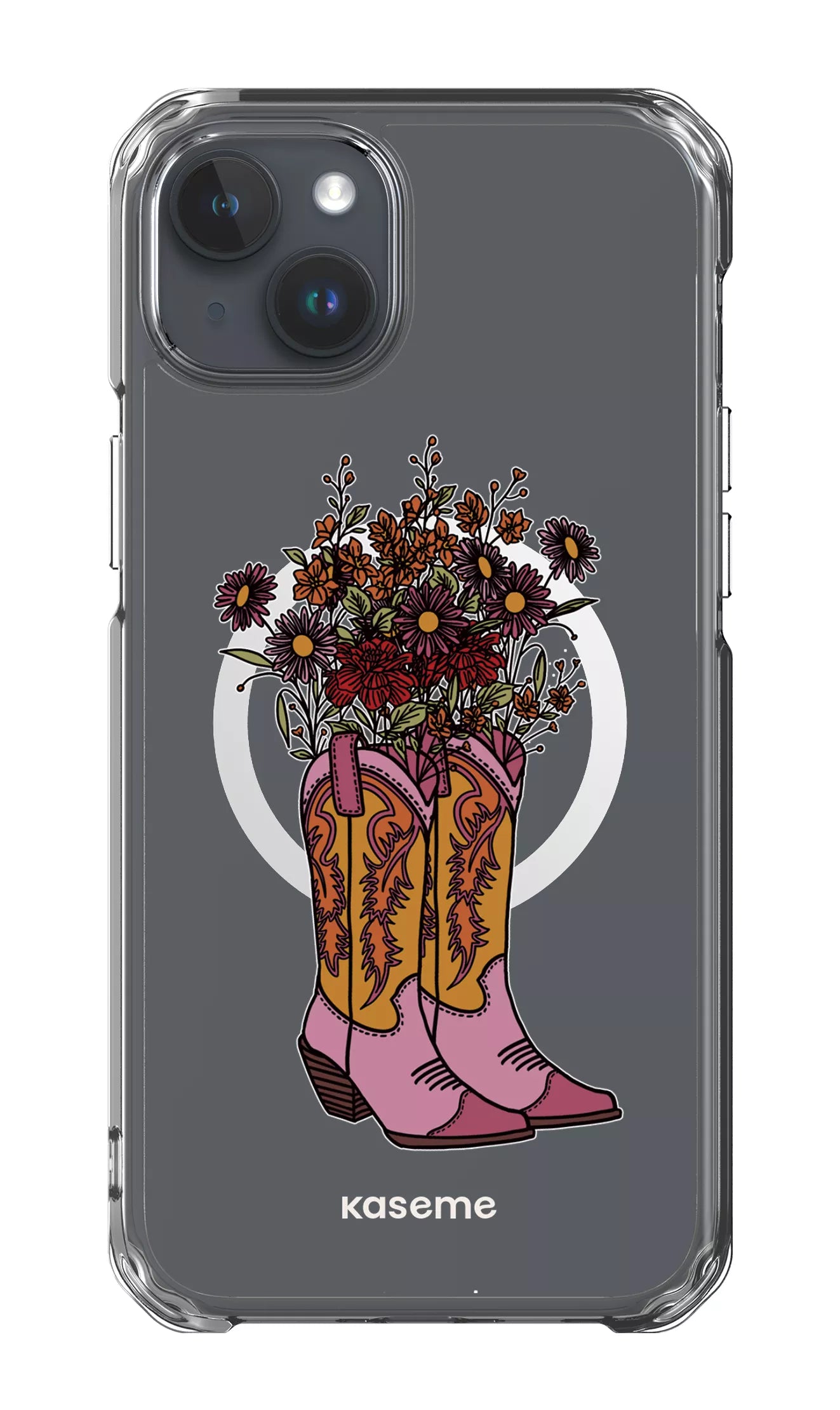 iPhone 15 Plus Clear Case - Magsafe Howdy Clear Case -