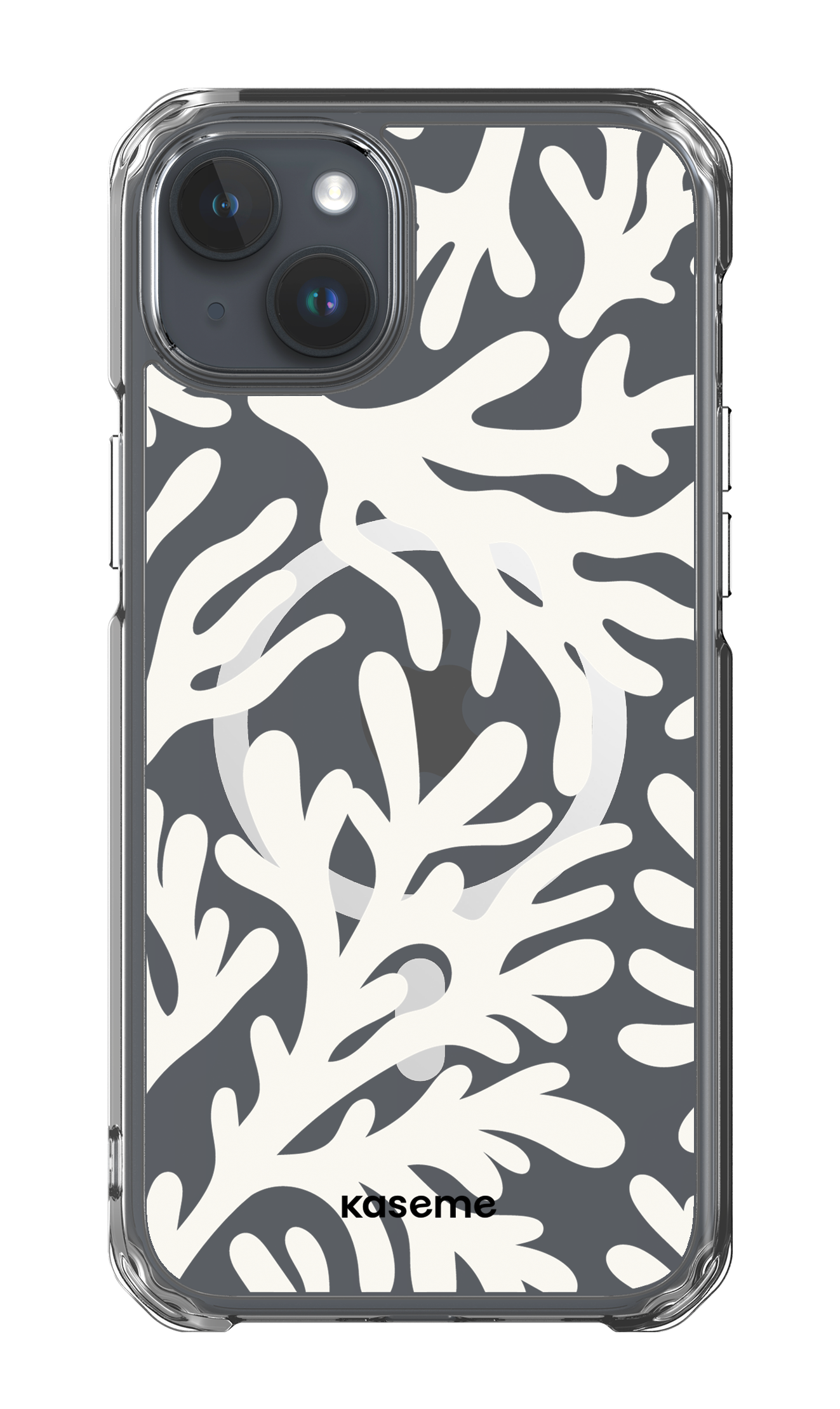iPhone 15 Plus Clear Case - Magsafe Koralia Clear Case -