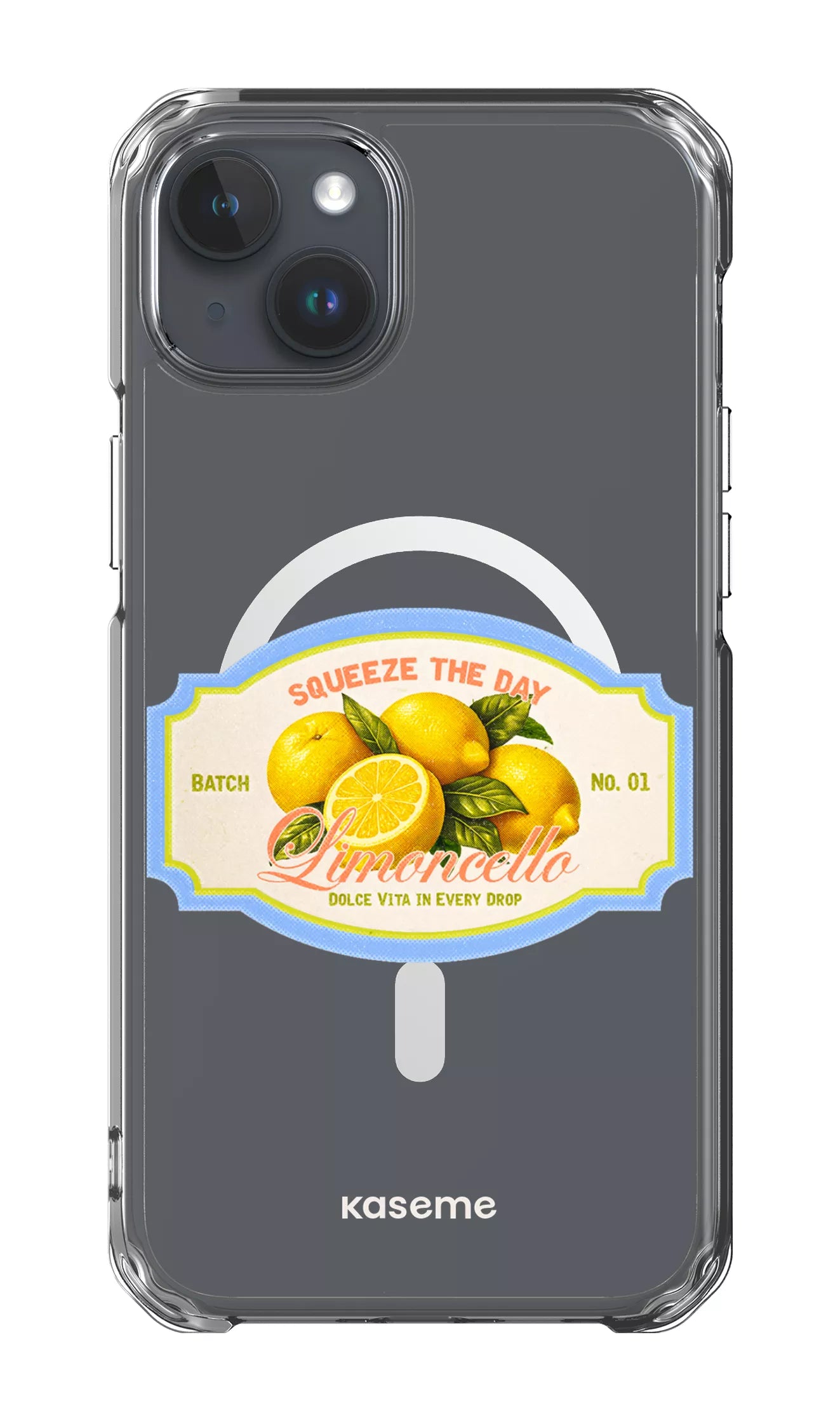 iPhone 15 Plus Clear Case - Magsafe Limoncello Clear Case -